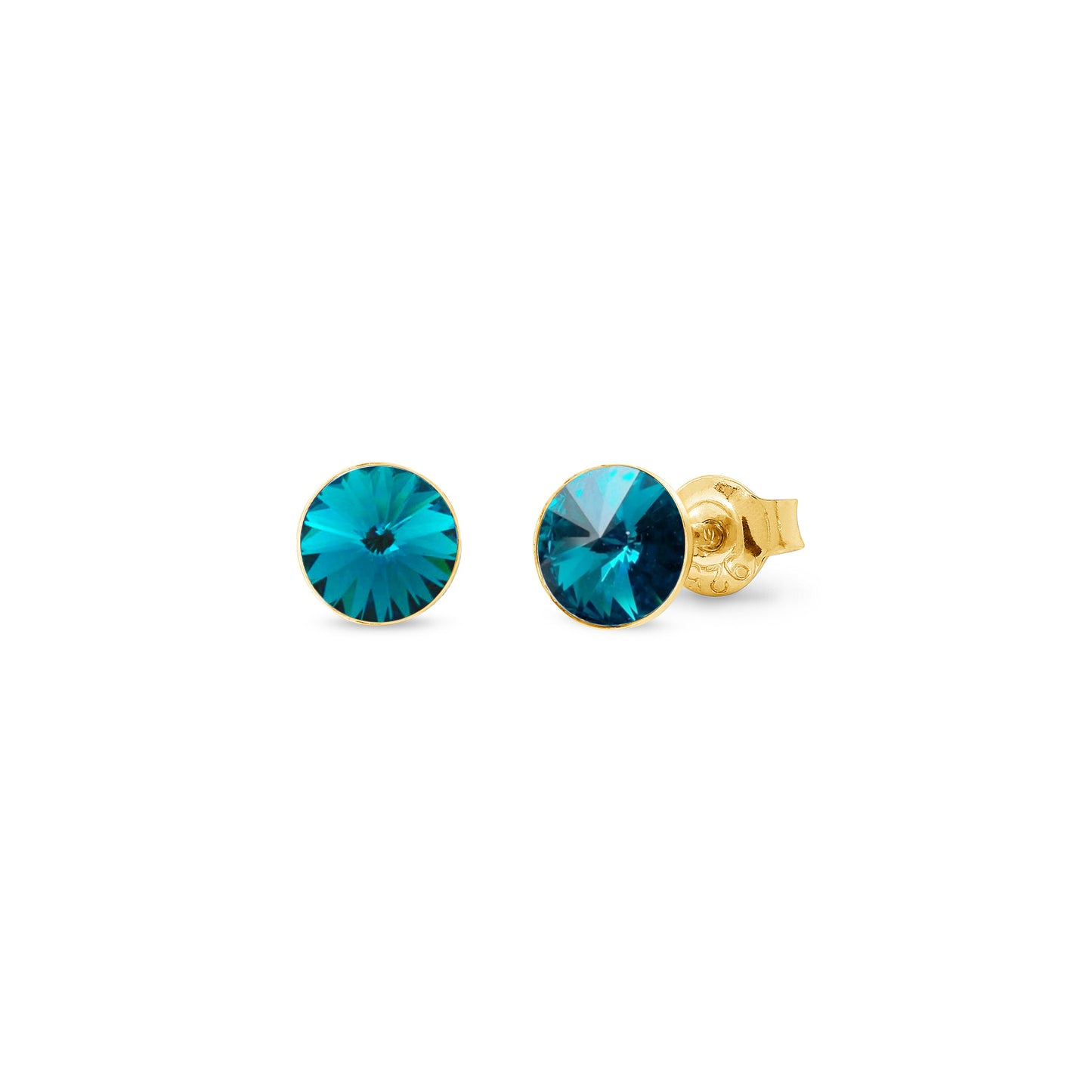 Aros Small Candy Studs, Goldplated.