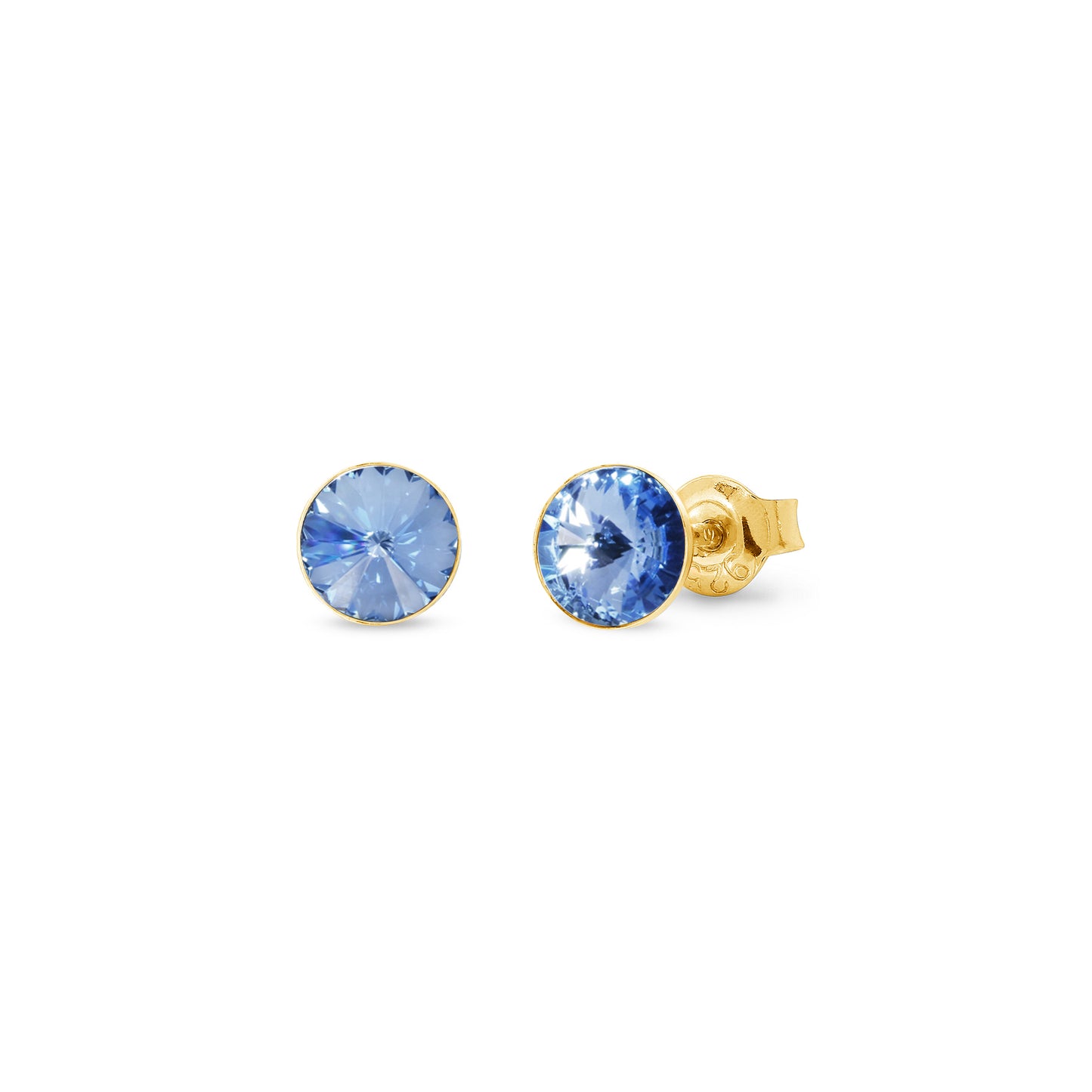 Aros Small Candy Studs, Goldplated.
