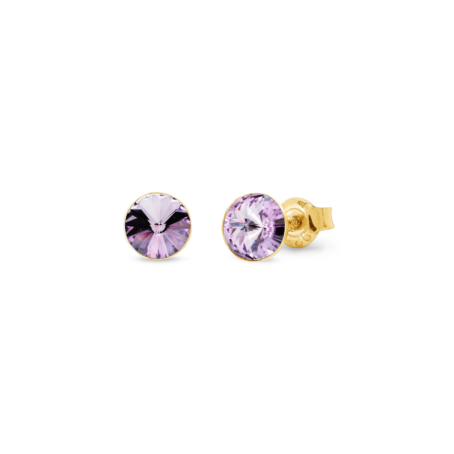 Aros Small Candy Studs, Goldplated.