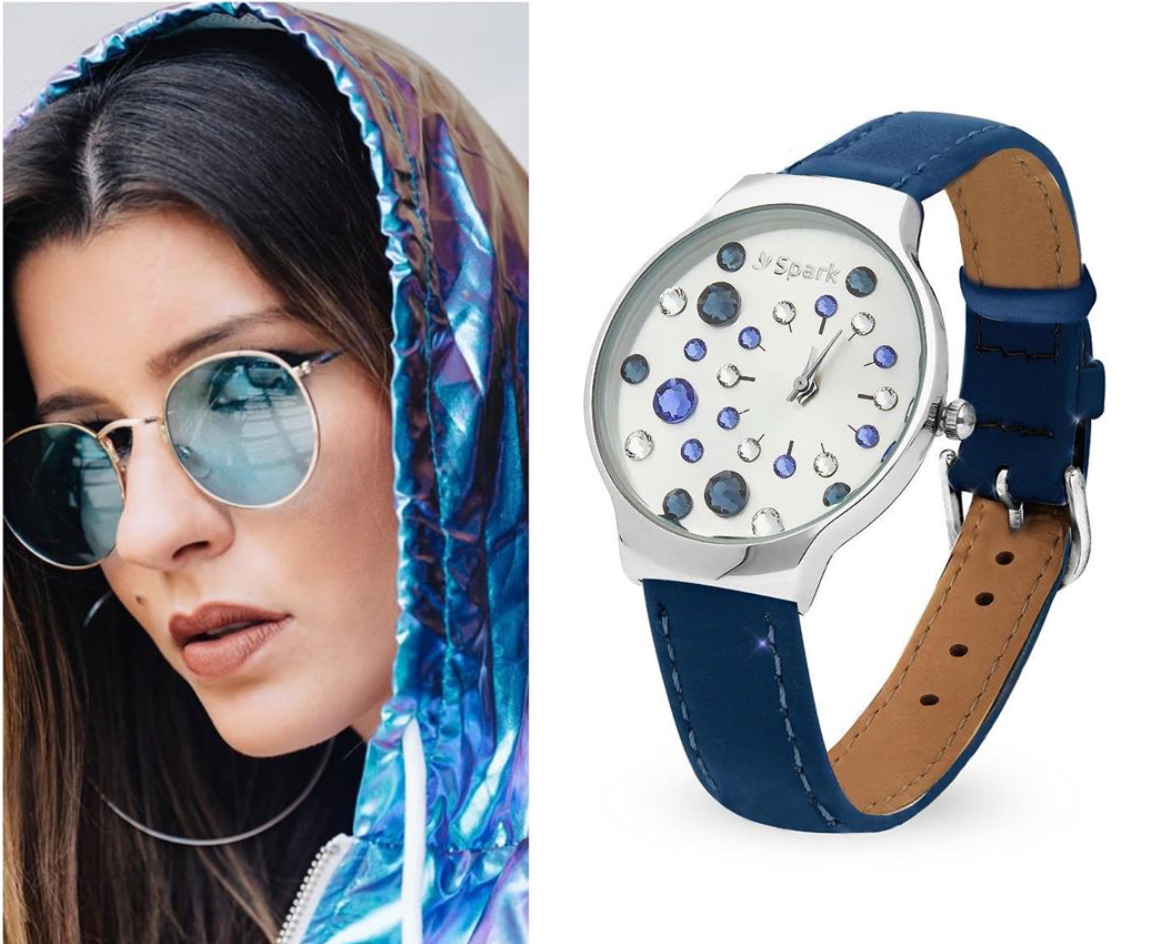 Reloj Lady Bug Denim Blue - Swarovski joyas