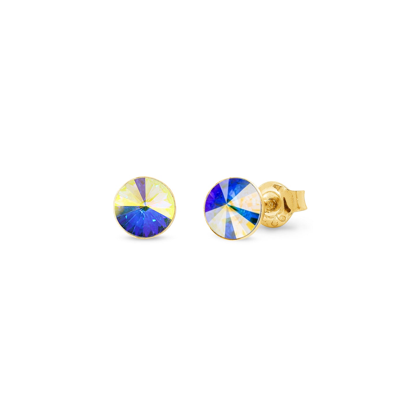 Aros Small Candy Studs, Goldplated.