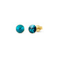 Aros Small Candy Studs, Goldplated.