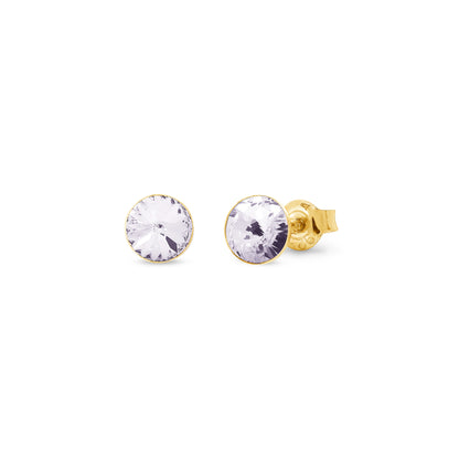 Aros Small Candy Studs, Goldplated.