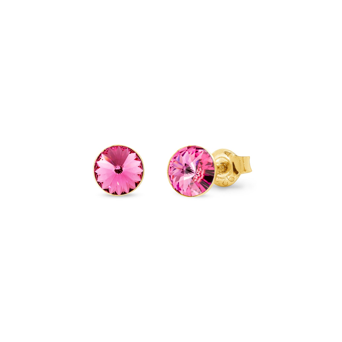 Aros Small Candy Studs, Goldplated.