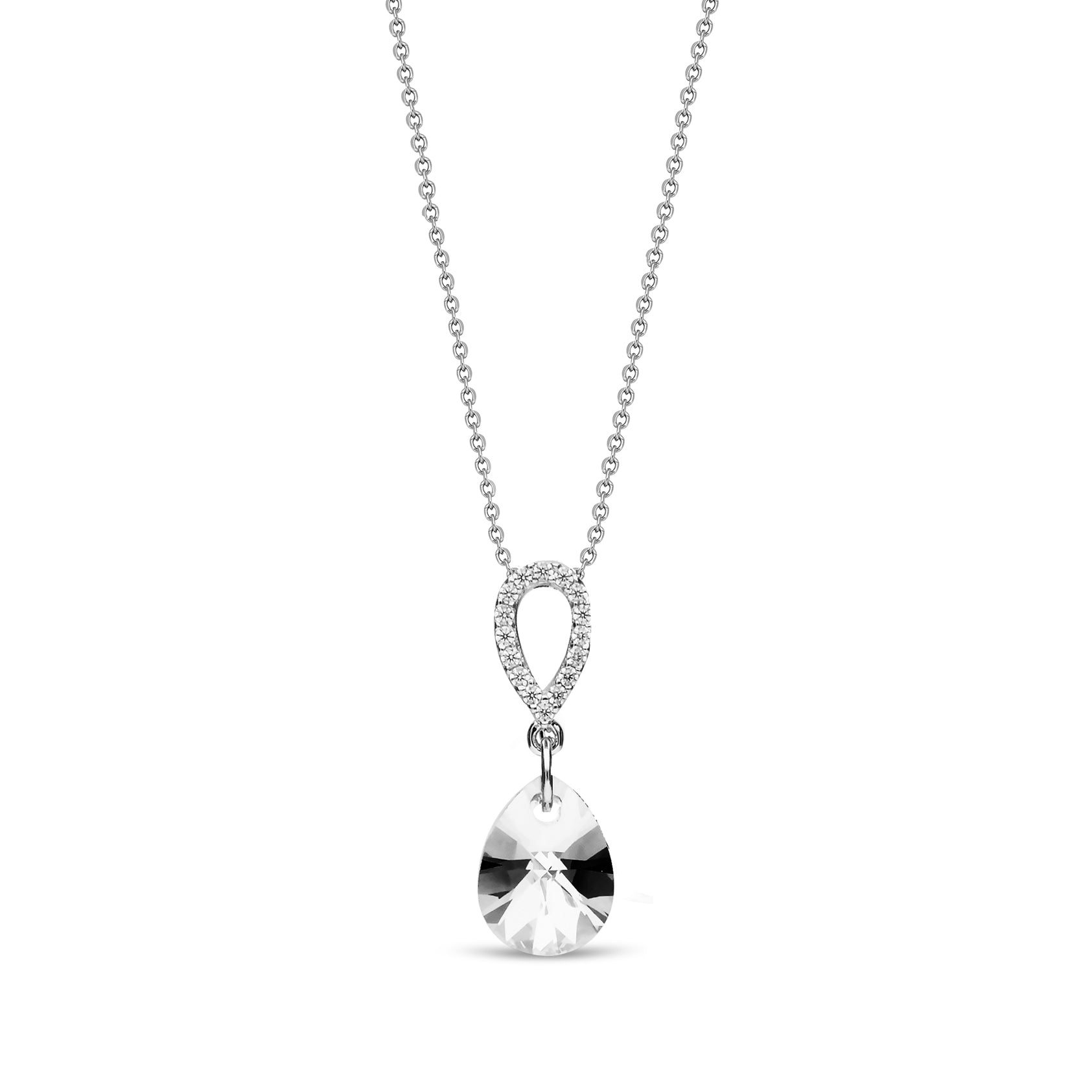 Collar Pear Drop Aurore Boreale - Spark Silver Jewelry