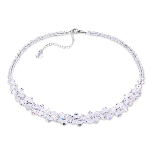 Collar Bicone Cristal - Spark Silver Jewelry
