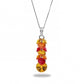 Collar Frou Frou Candy Sunflower - Swarovski joyas