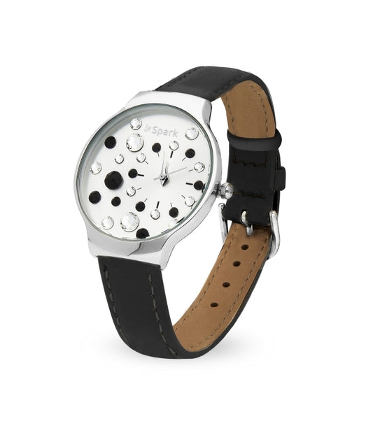 Reloj Lady Bug Jet Cristal - Swarovski joyas