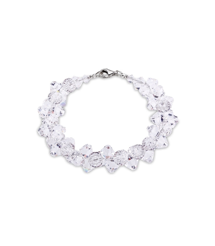 Pulsera Bicone Crystal - Spark Silver Jewelry