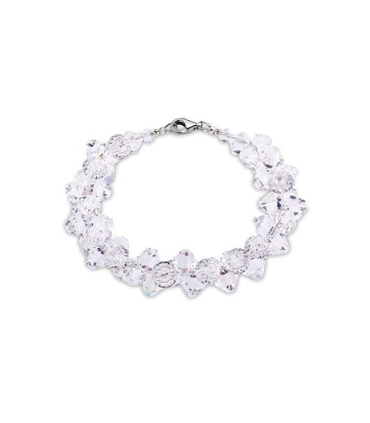 Pulsera Bicone Crystal - Spark Silver Jewelry