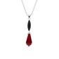 Collar Dew Drop Siam - Spark Silver Jewelry
