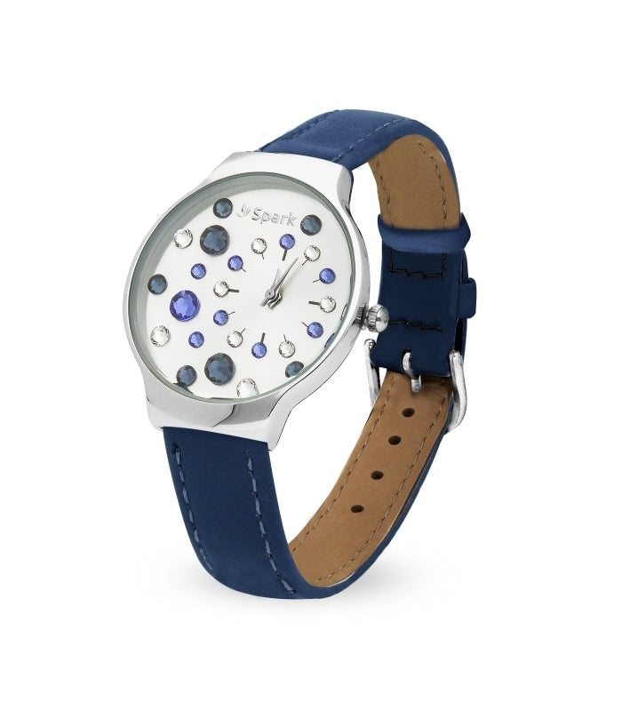 Reloj Lady Bug Denim Blue - Swarovski joyas